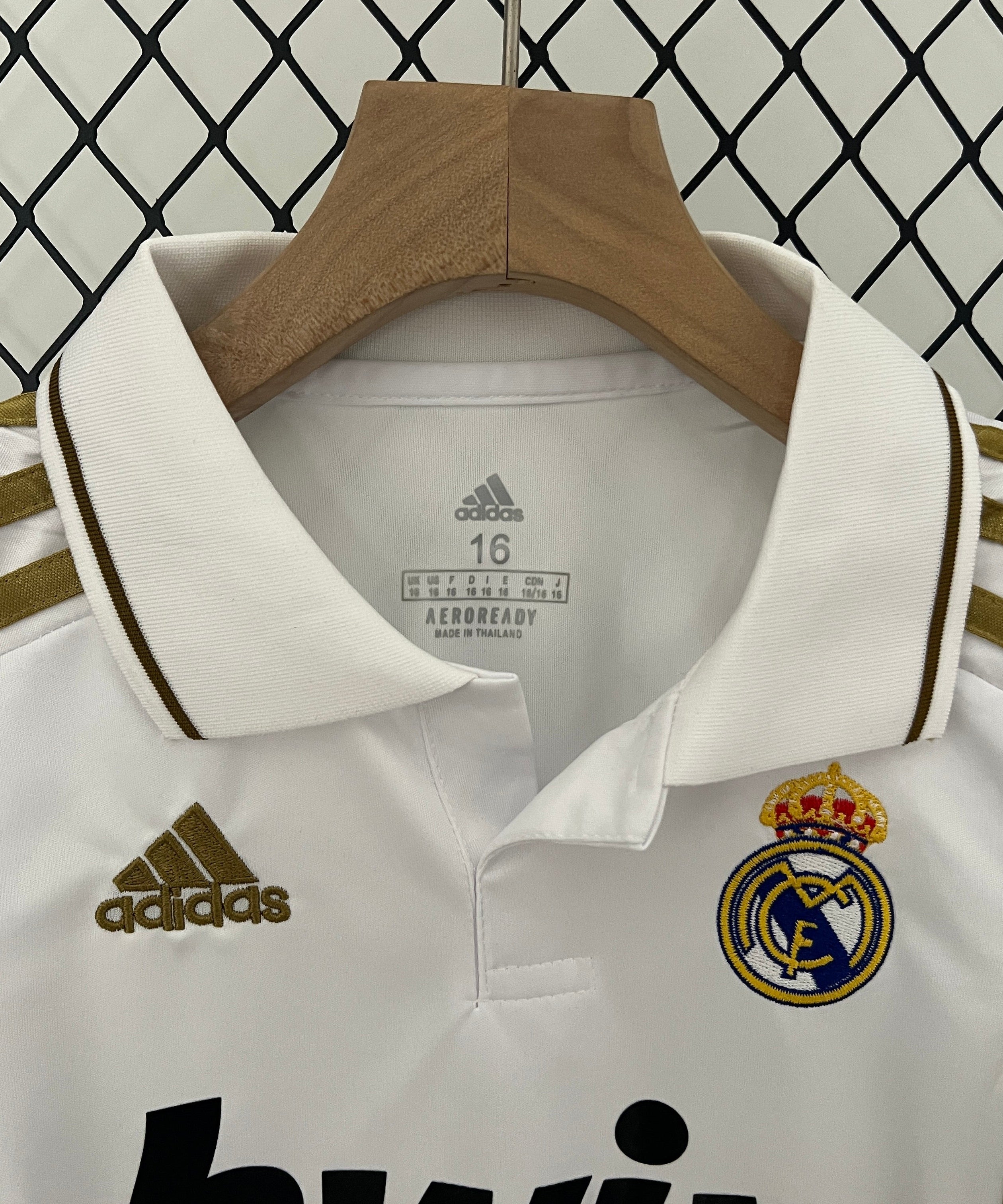 Camiseta de local Real Madrid 11/12 para niños