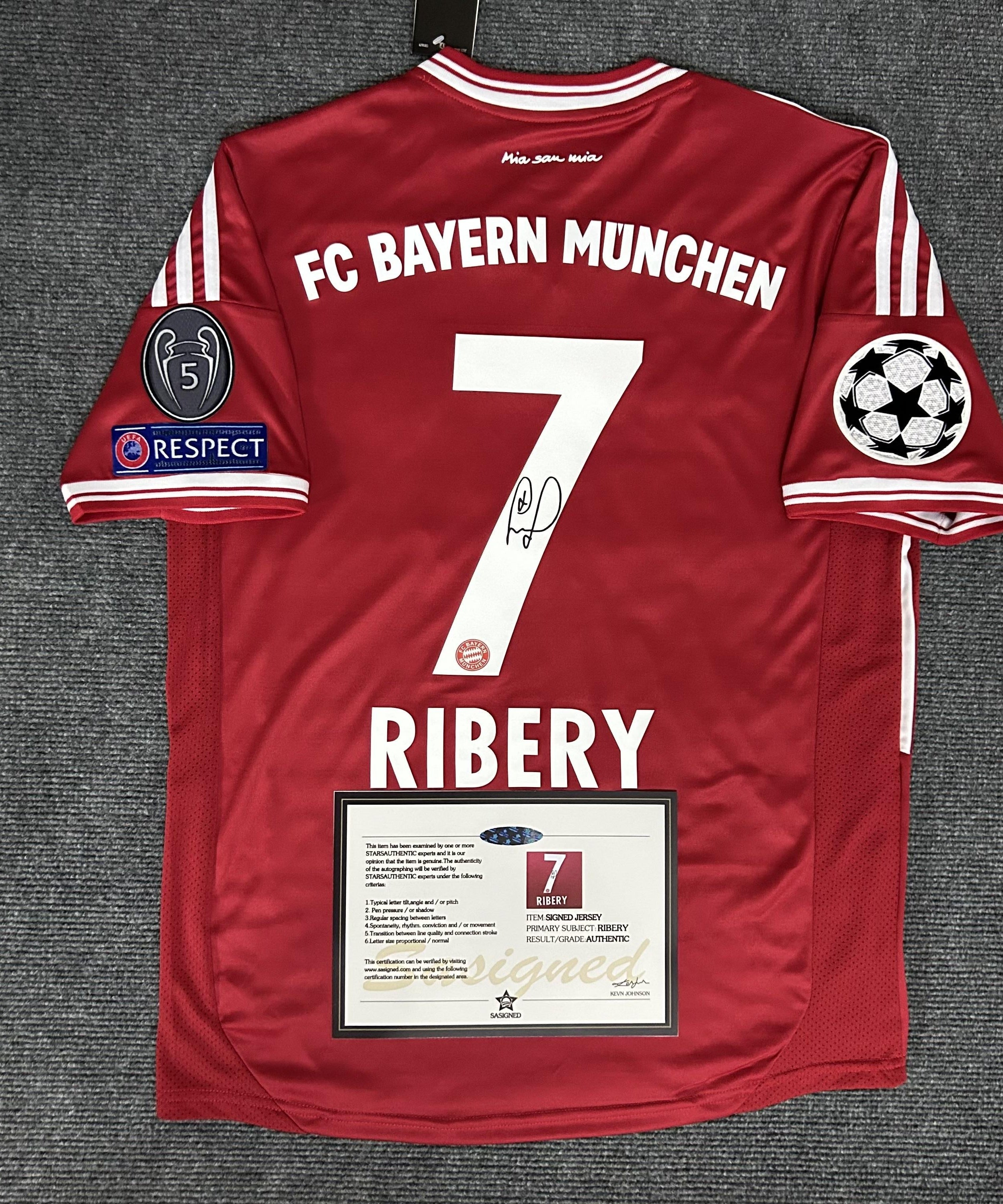 Bayern München "Ribéry" Signiertes Trikot