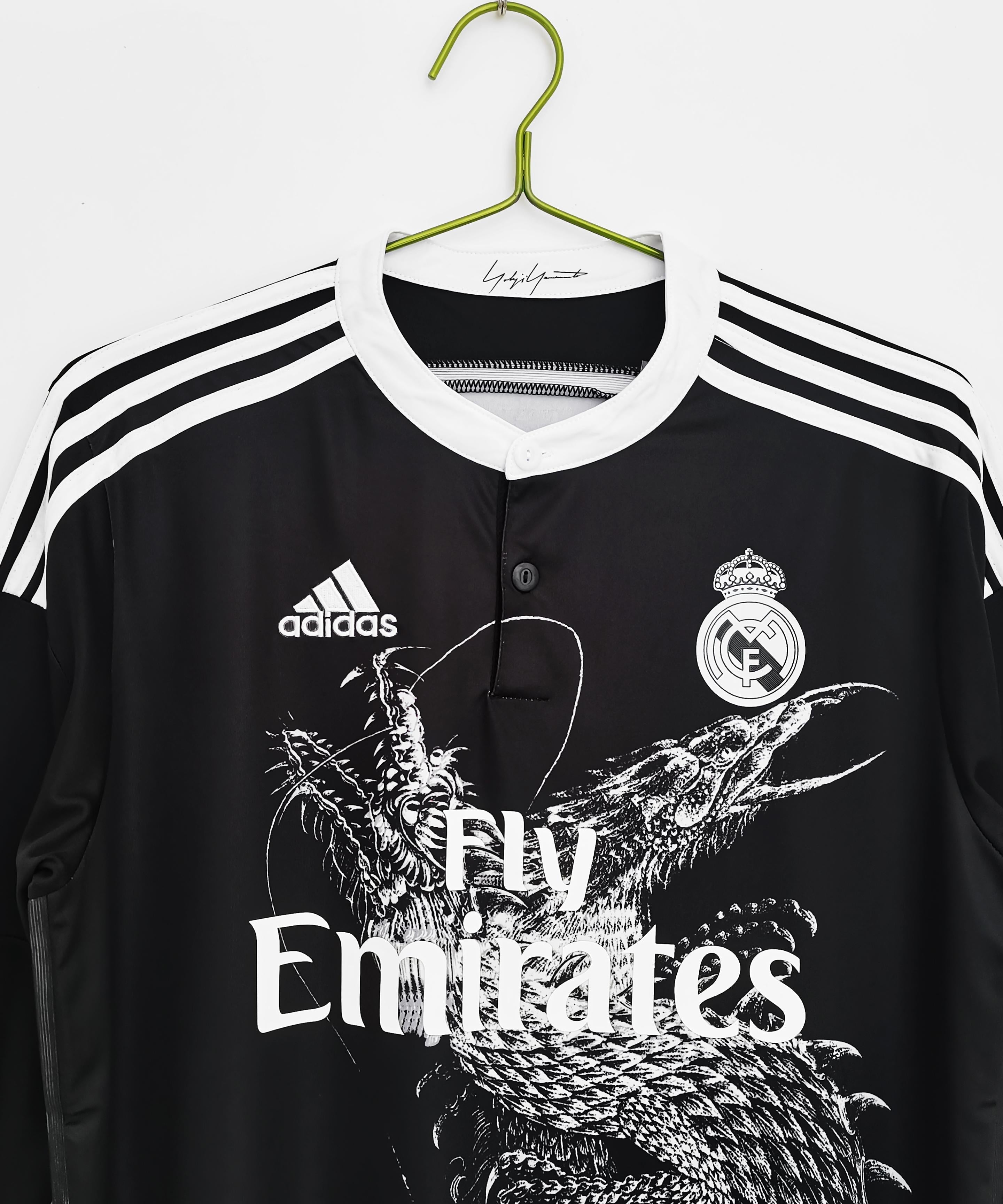 Real Madrid 2014-2015 Drittes Trikot mit langen Ärmeln Retro