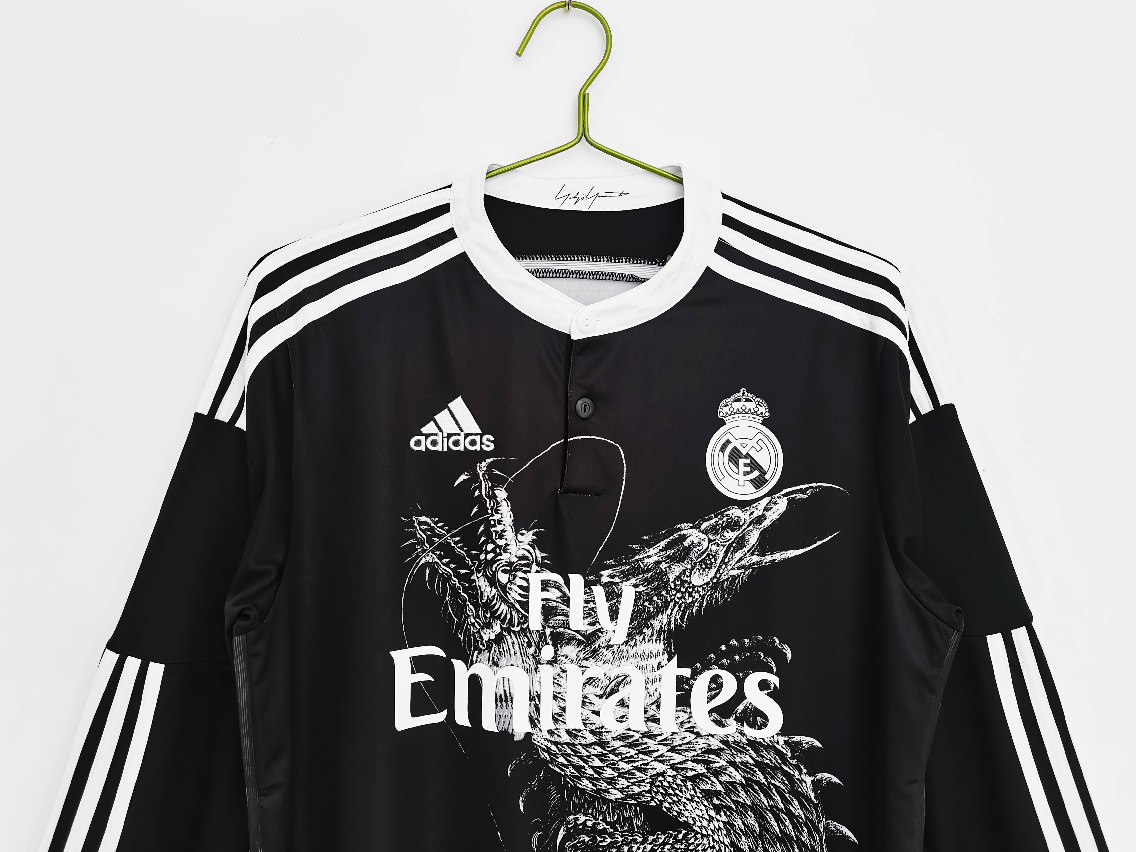 Real Madrid 2014-2015 Drittes Trikot mit langen Ärmeln Retro