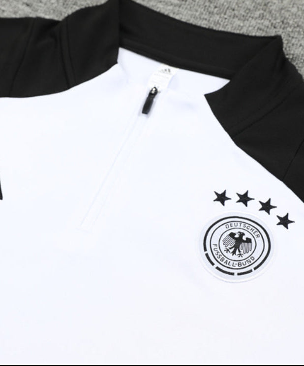 Deutschland Schwarz-Weißer Trainingsanzug III