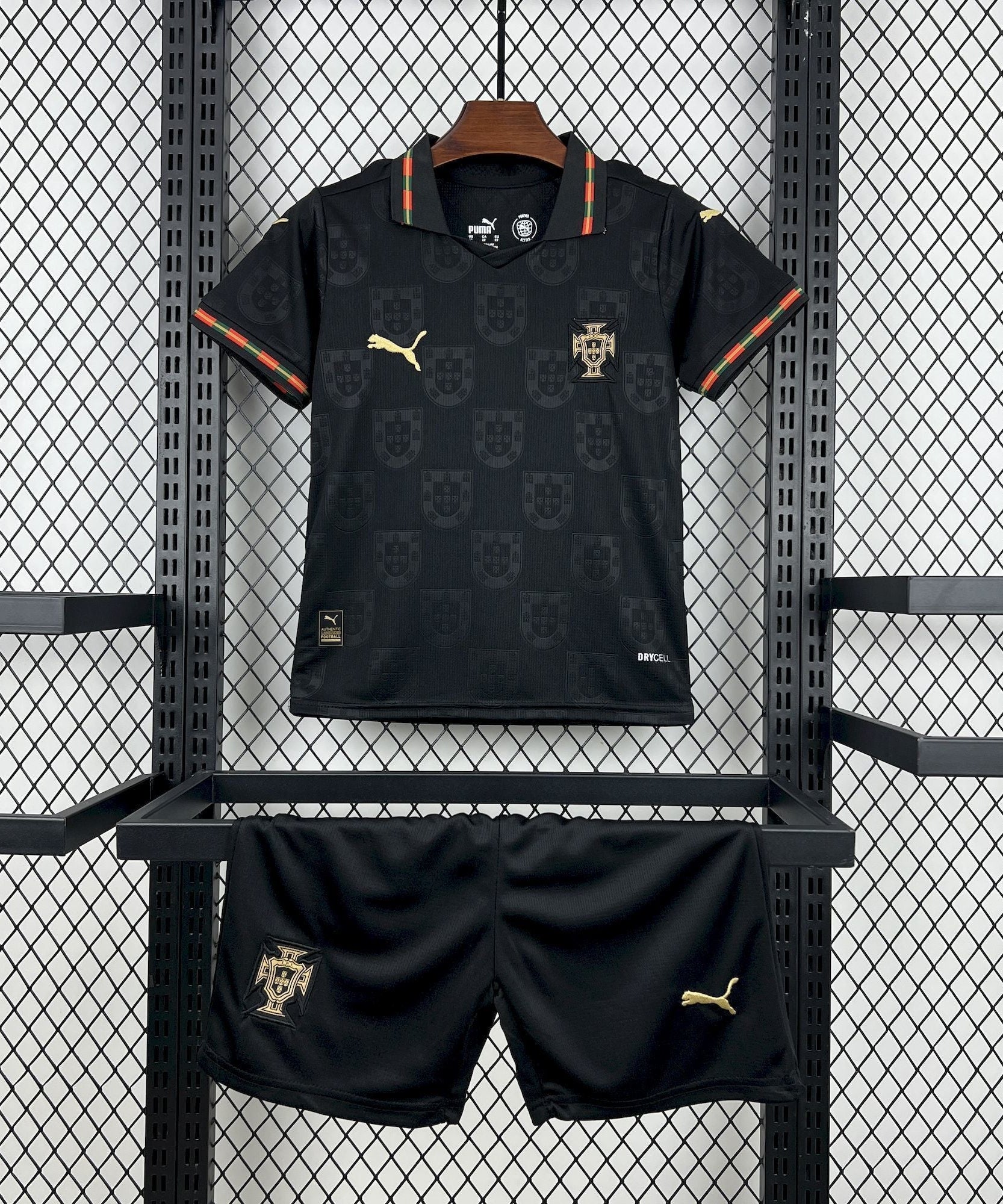 Kids Portugal 2026 World cup Away Jersey Kit