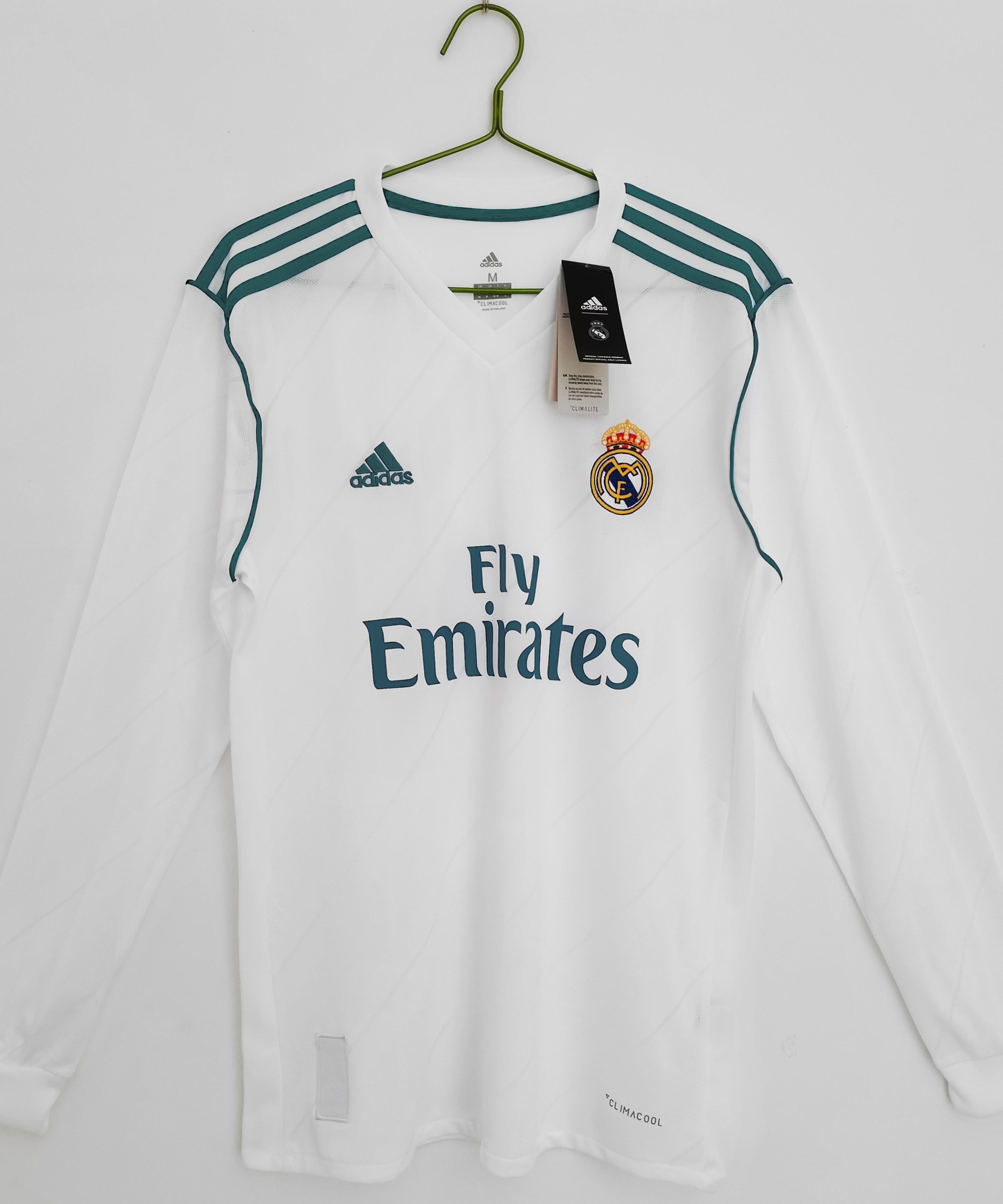 Real Madrid 2017-2018 Kit Local de Manga Larga