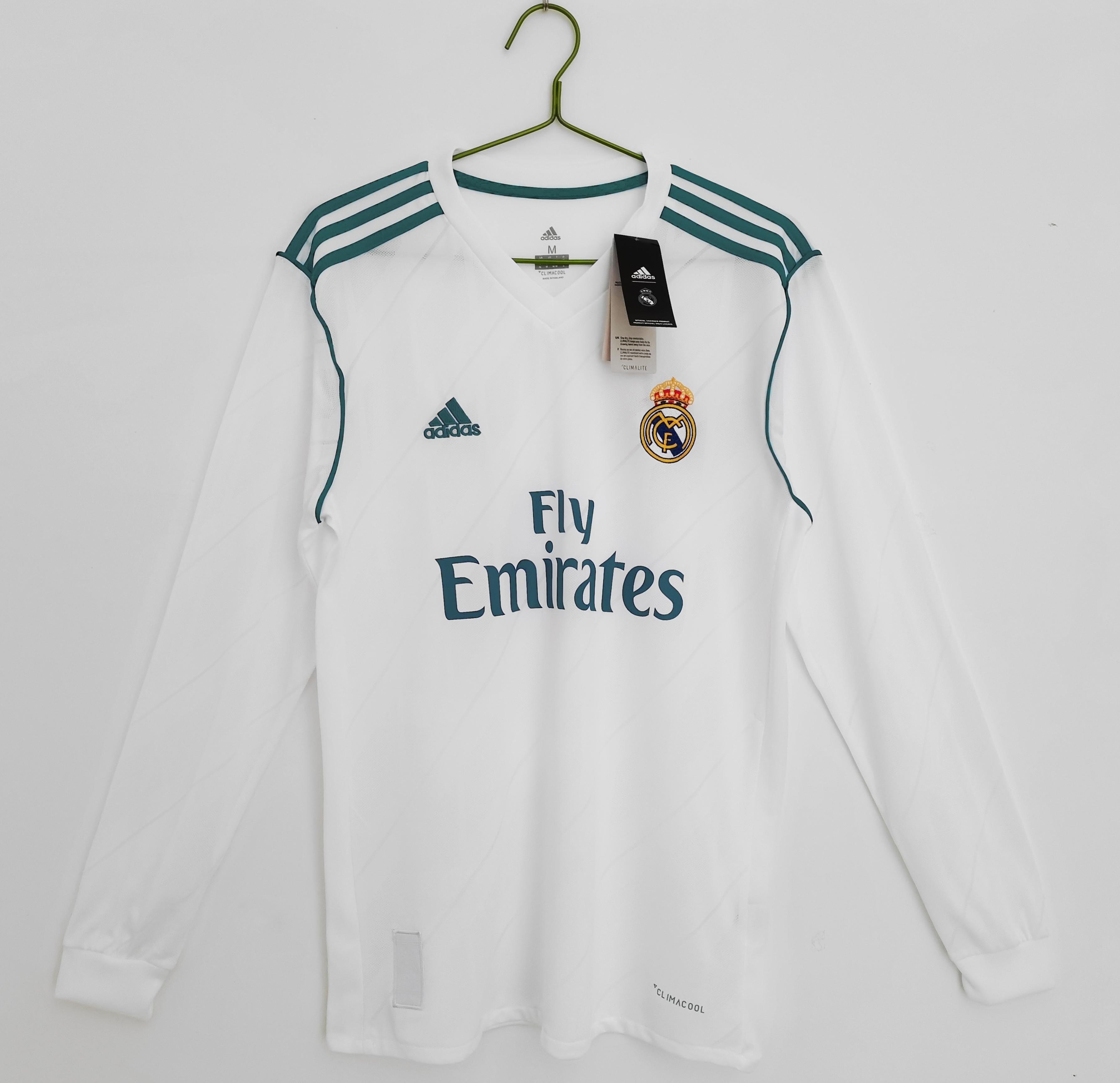 Real Madrid 2017-2018 Kit Local de Manga Larga