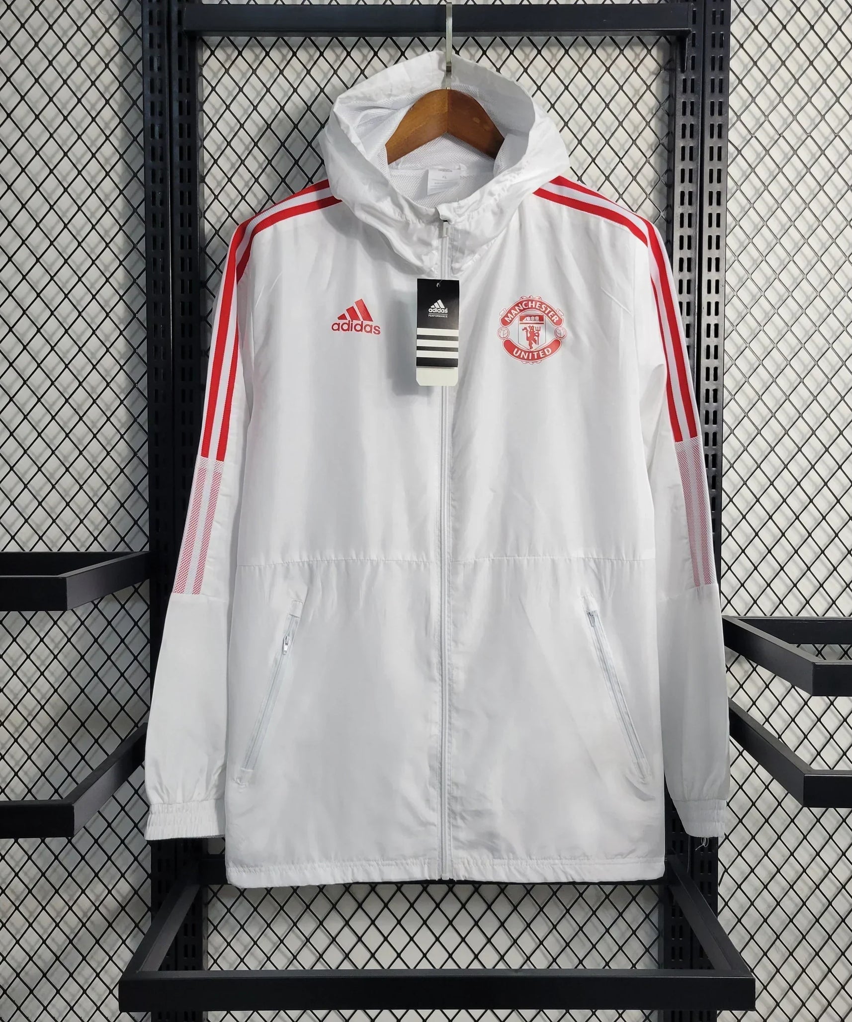 Manchester United Windjacke 23/24 - Weiß