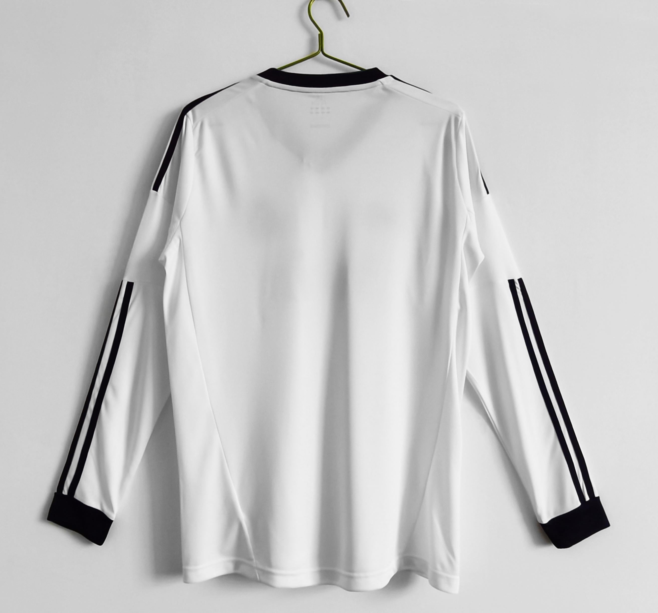 Real Madrid 2012-2013 Long Sleeve Home Kit Retro