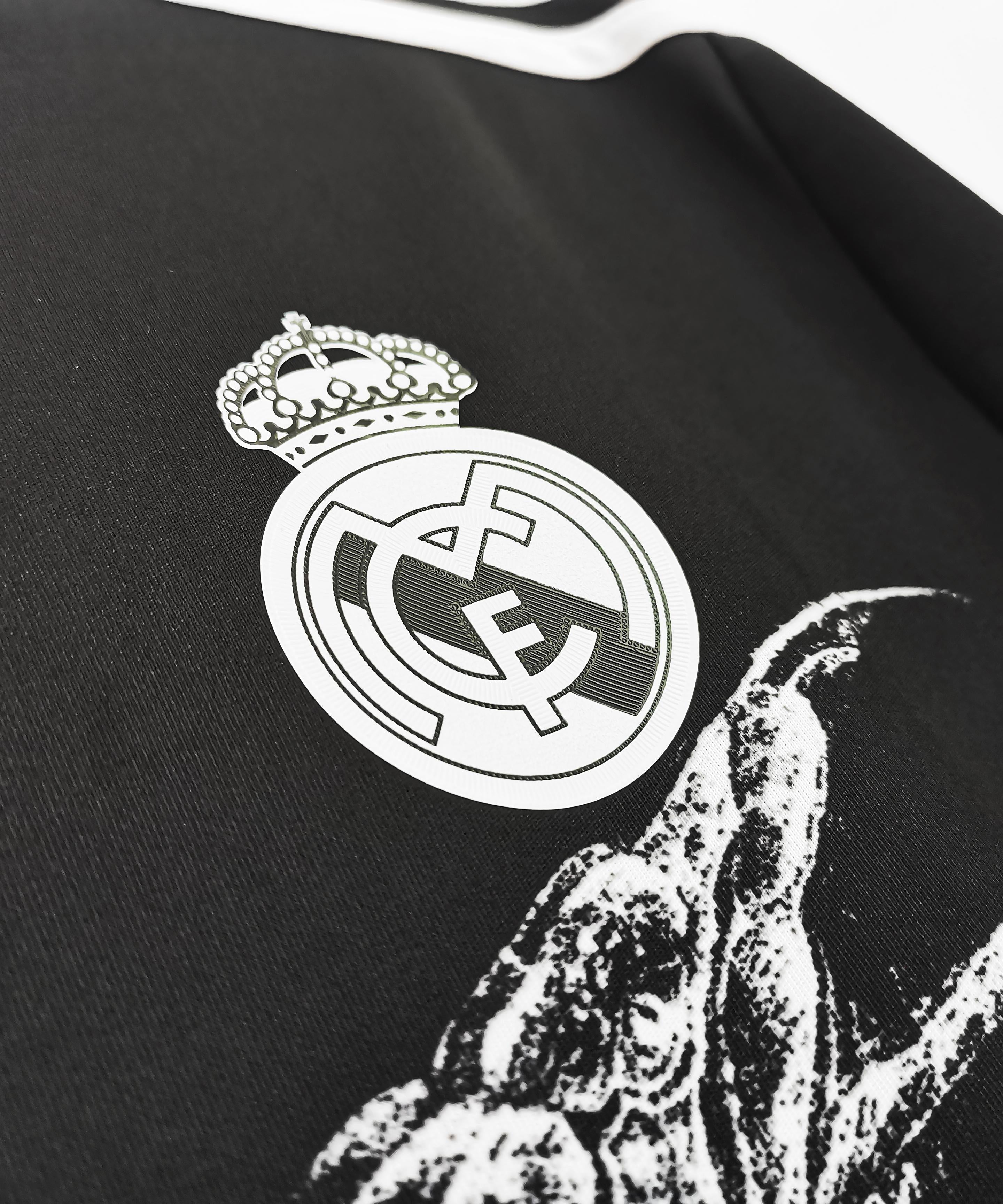 Real Madrid 2014-2015 Drittes Trikot mit langen Ärmeln Retro
