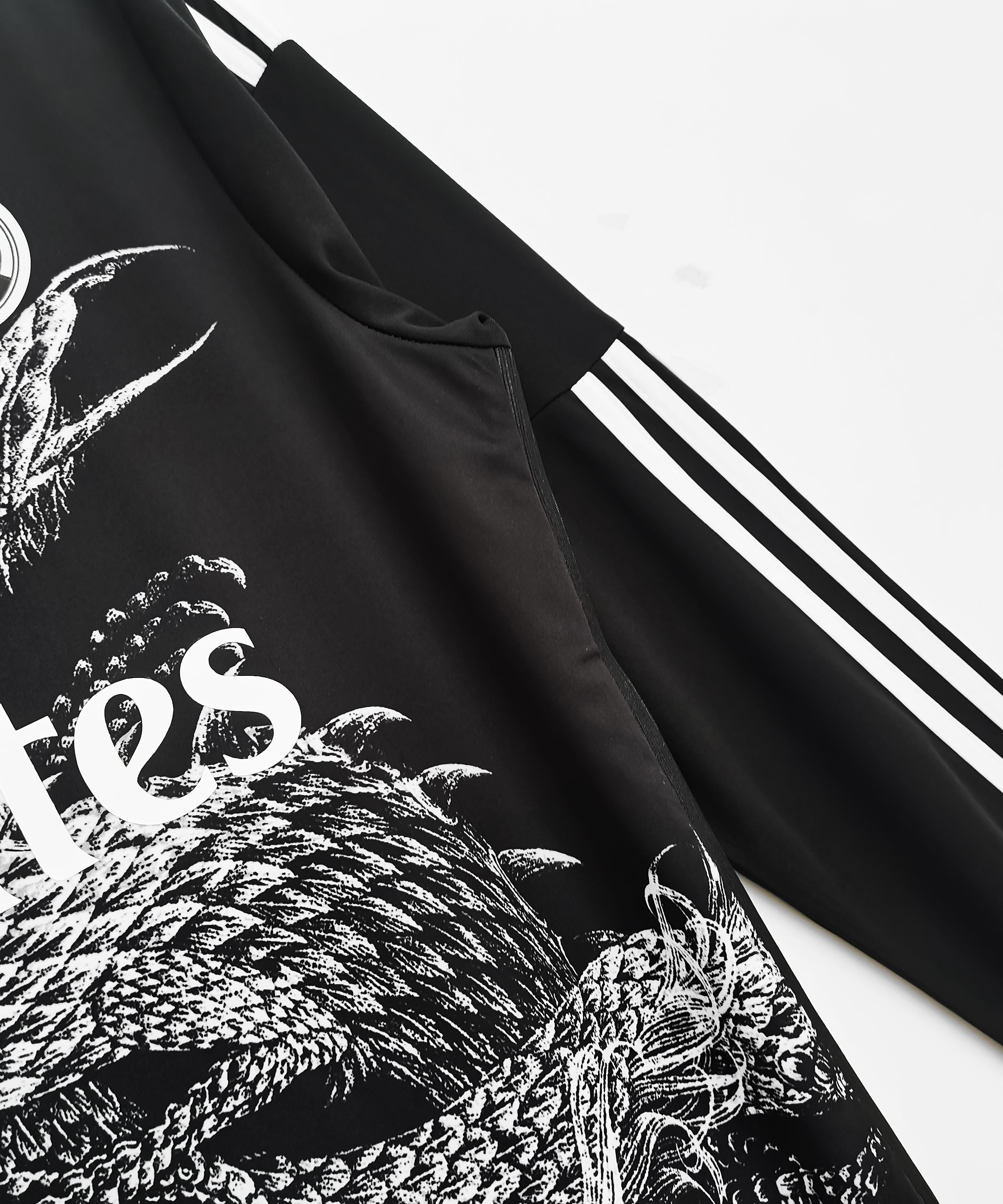 Real Madrid 2014-2015 Drittes Trikot mit langen Ärmeln Retro