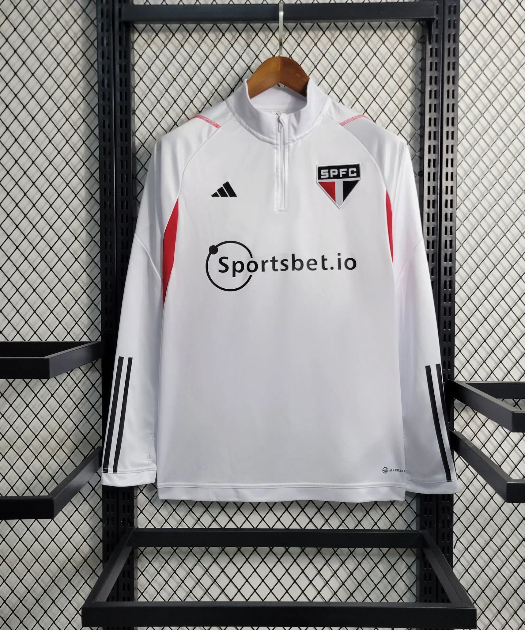 São Paulo Weiße Windjacke 23/24