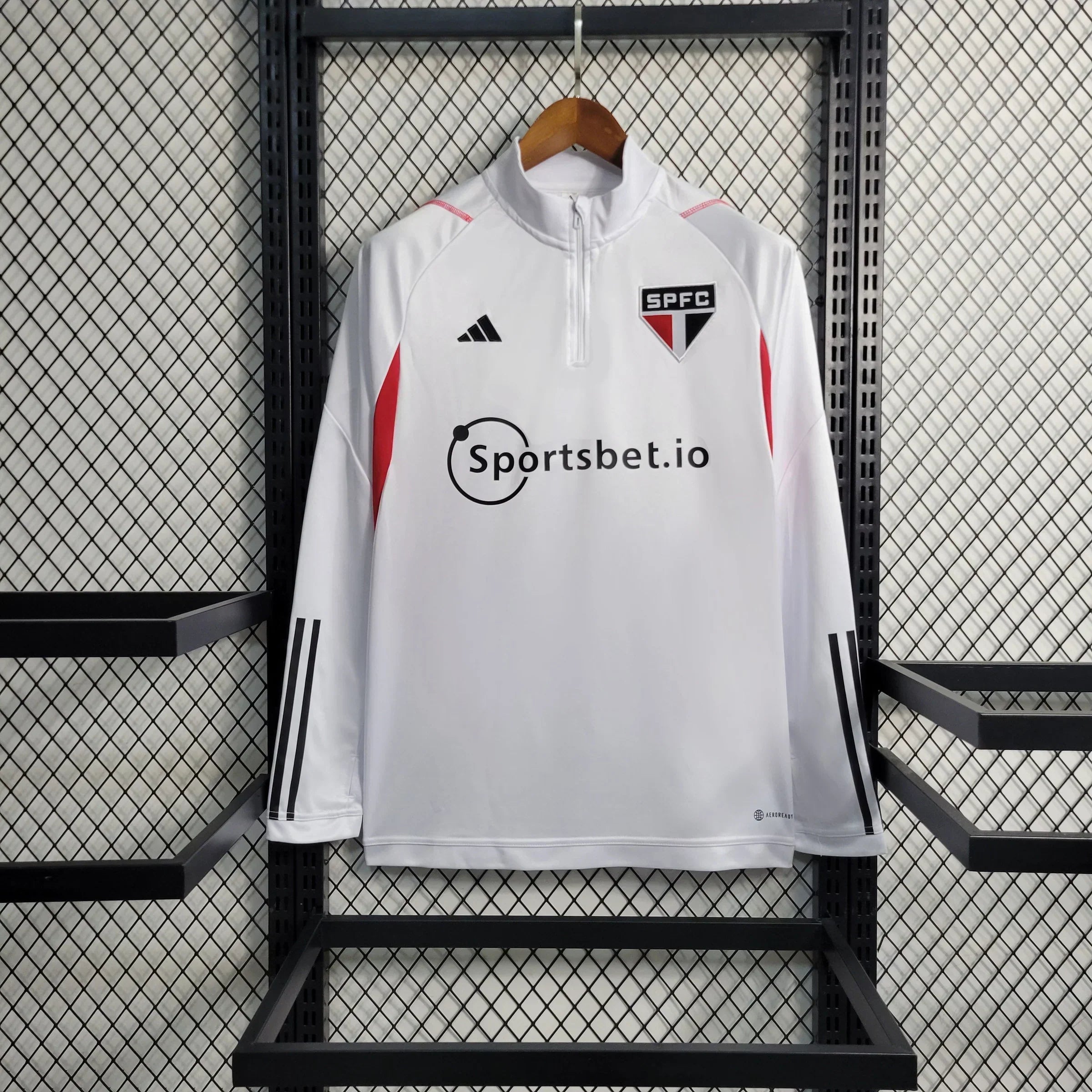 São Paulo Weiße Windjacke 23/24