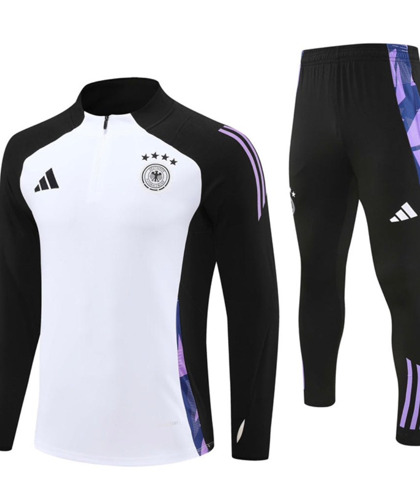 Deutschland Schwarz-Weißer Trainingsanzug III