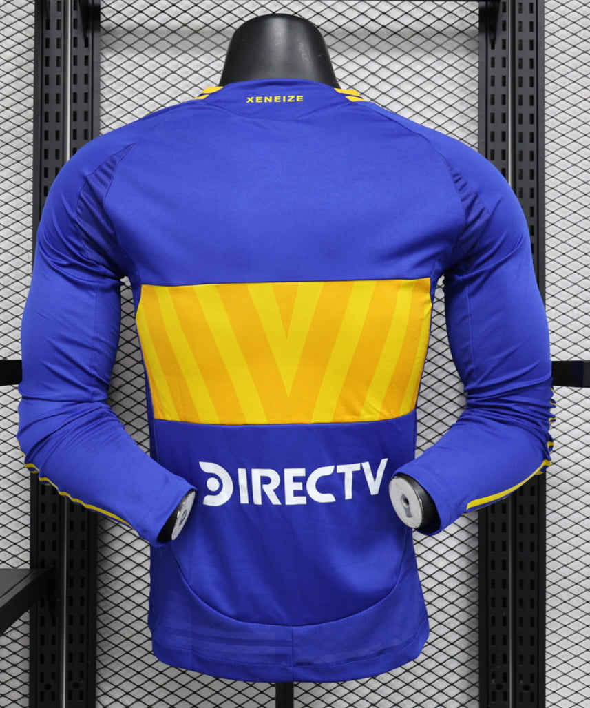 Boca Juniors 2024-2025 Home Kit Long Sleeve