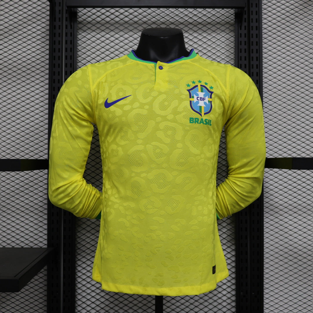 Brasil 2023-2024 Kit Local de Manga Larga