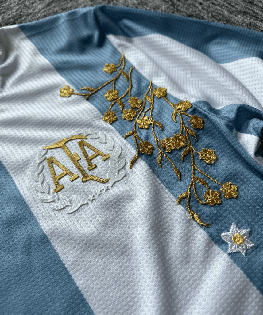 Camiseta Bordada Argentina