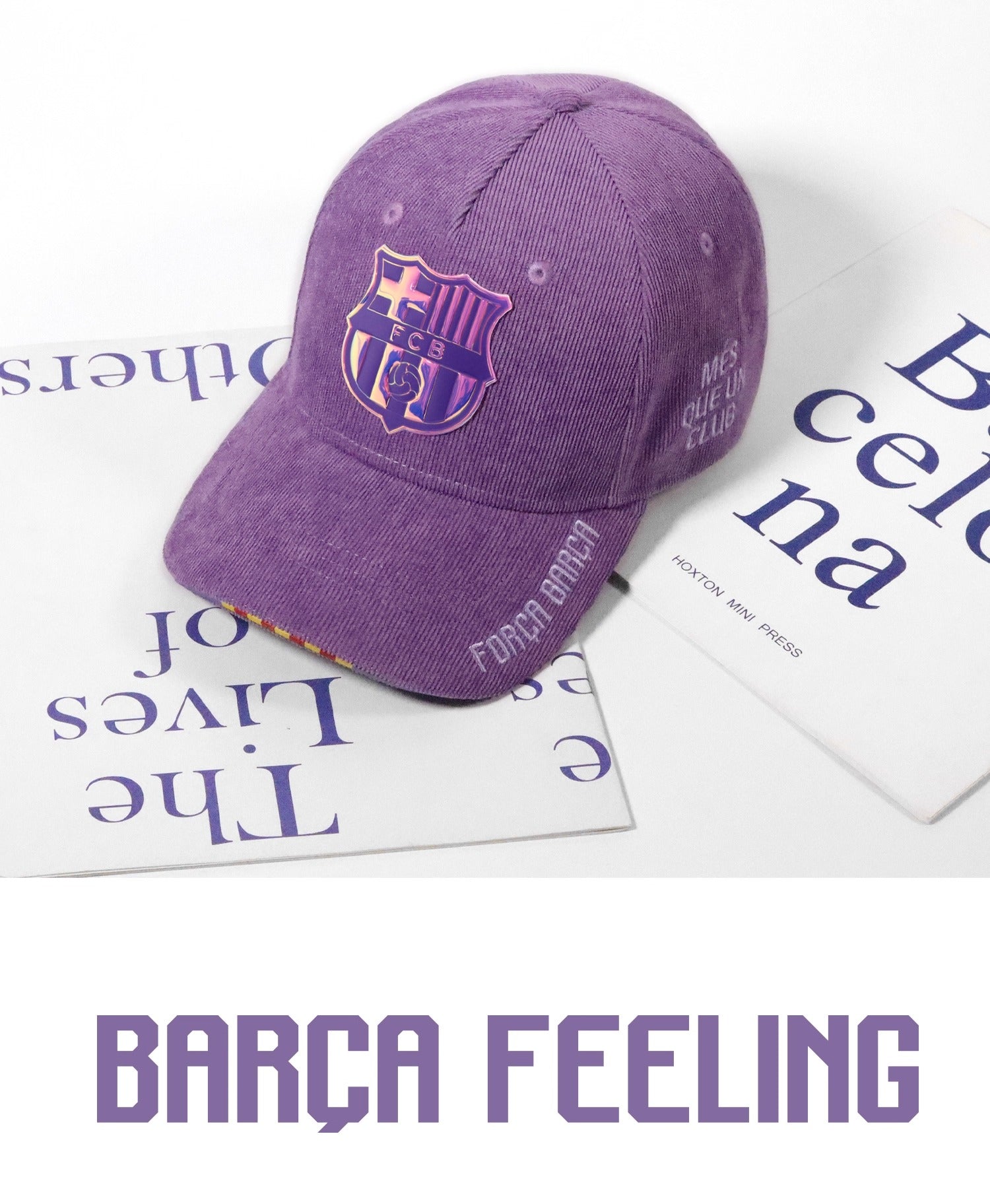 Gorra Morada FC Barcelona