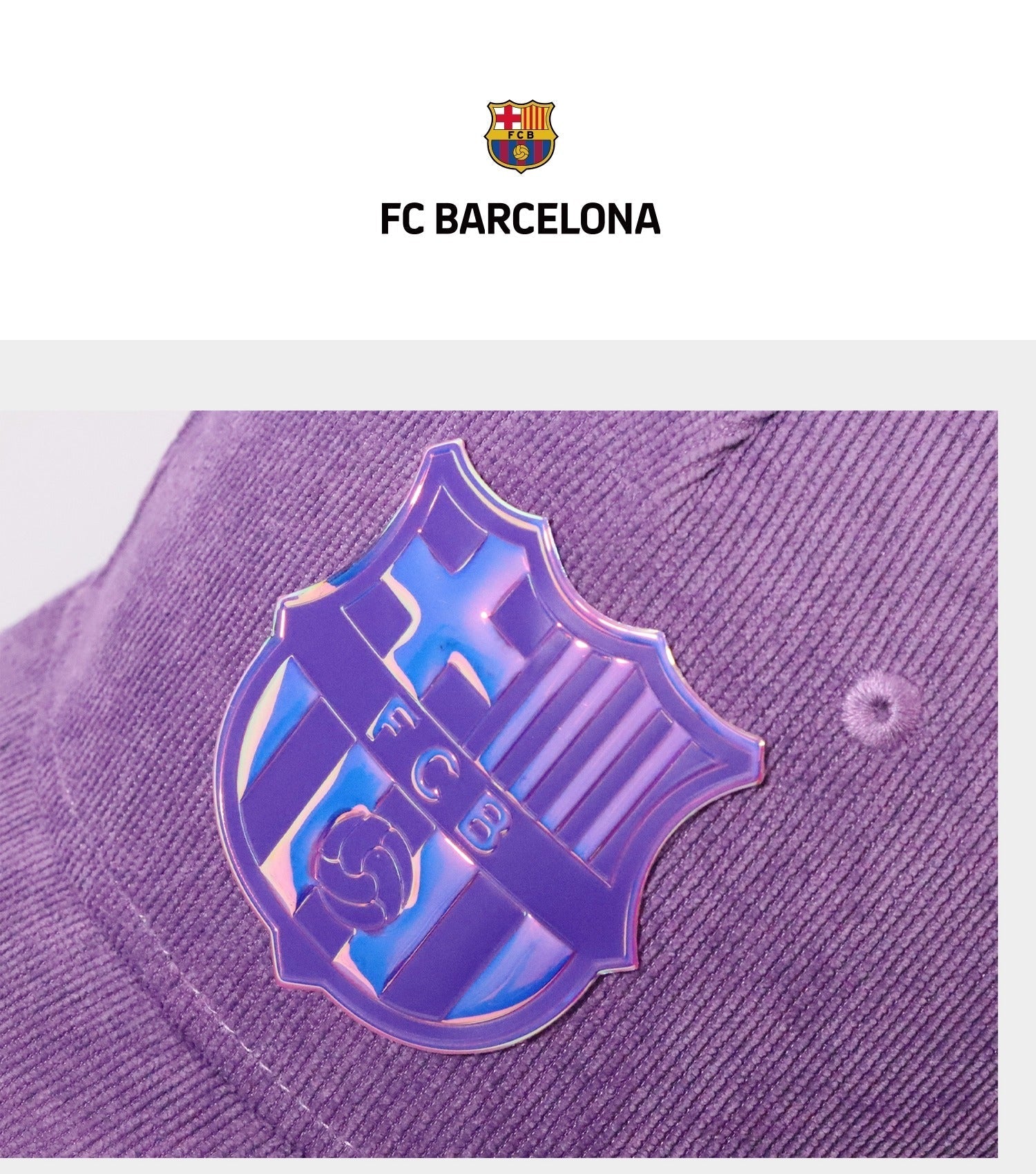 Gorra Morada FC Barcelona