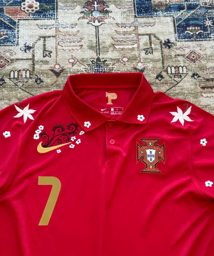 Portugal Besticktes Trikot