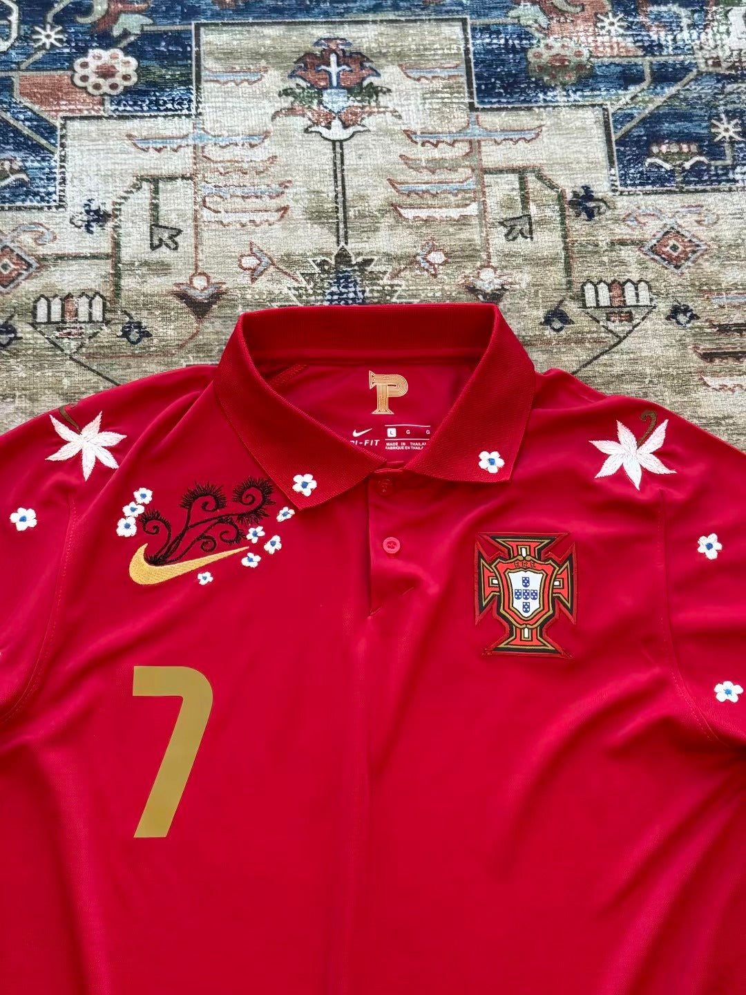 Portugal Besticktes Trikot