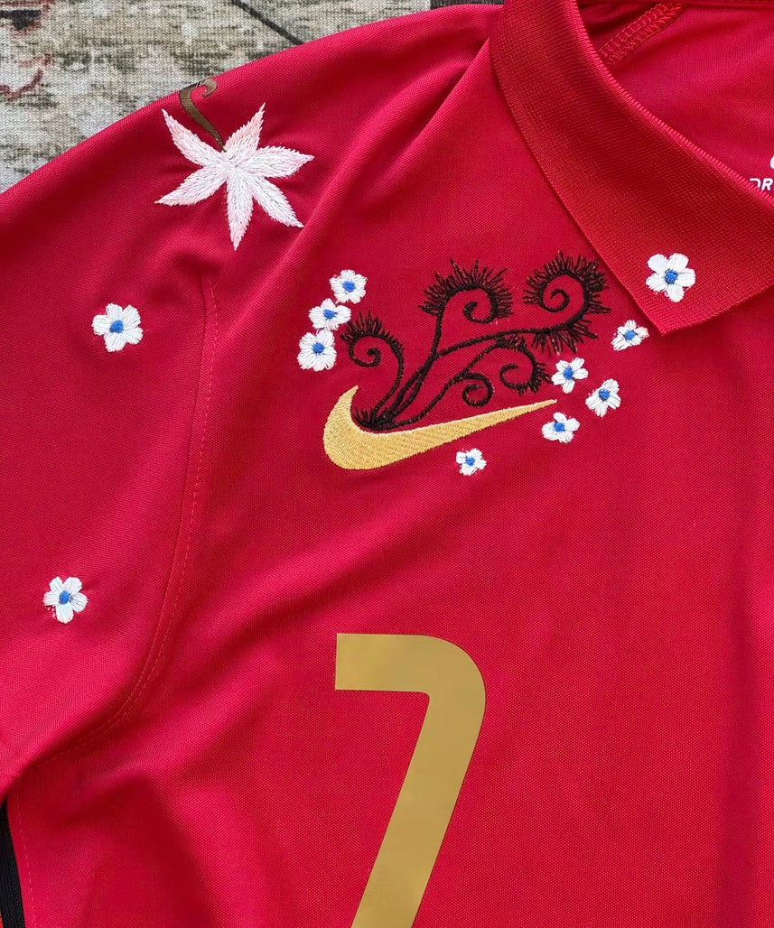 Portugal Besticktes Trikot