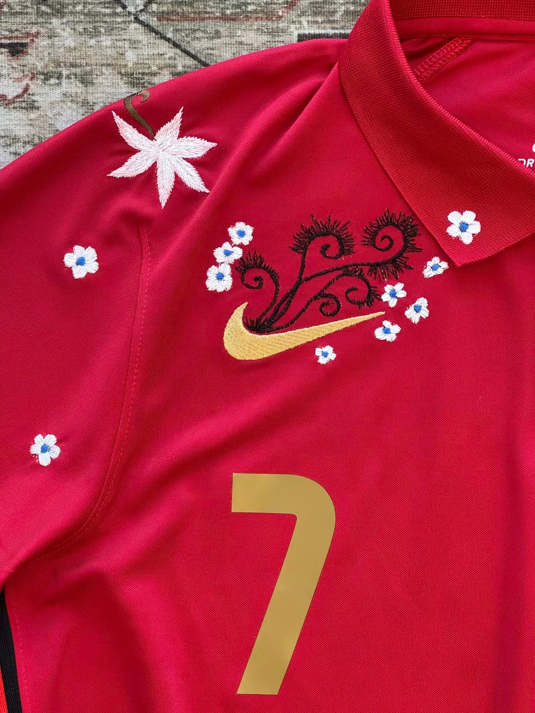 Portugal Besticktes Trikot