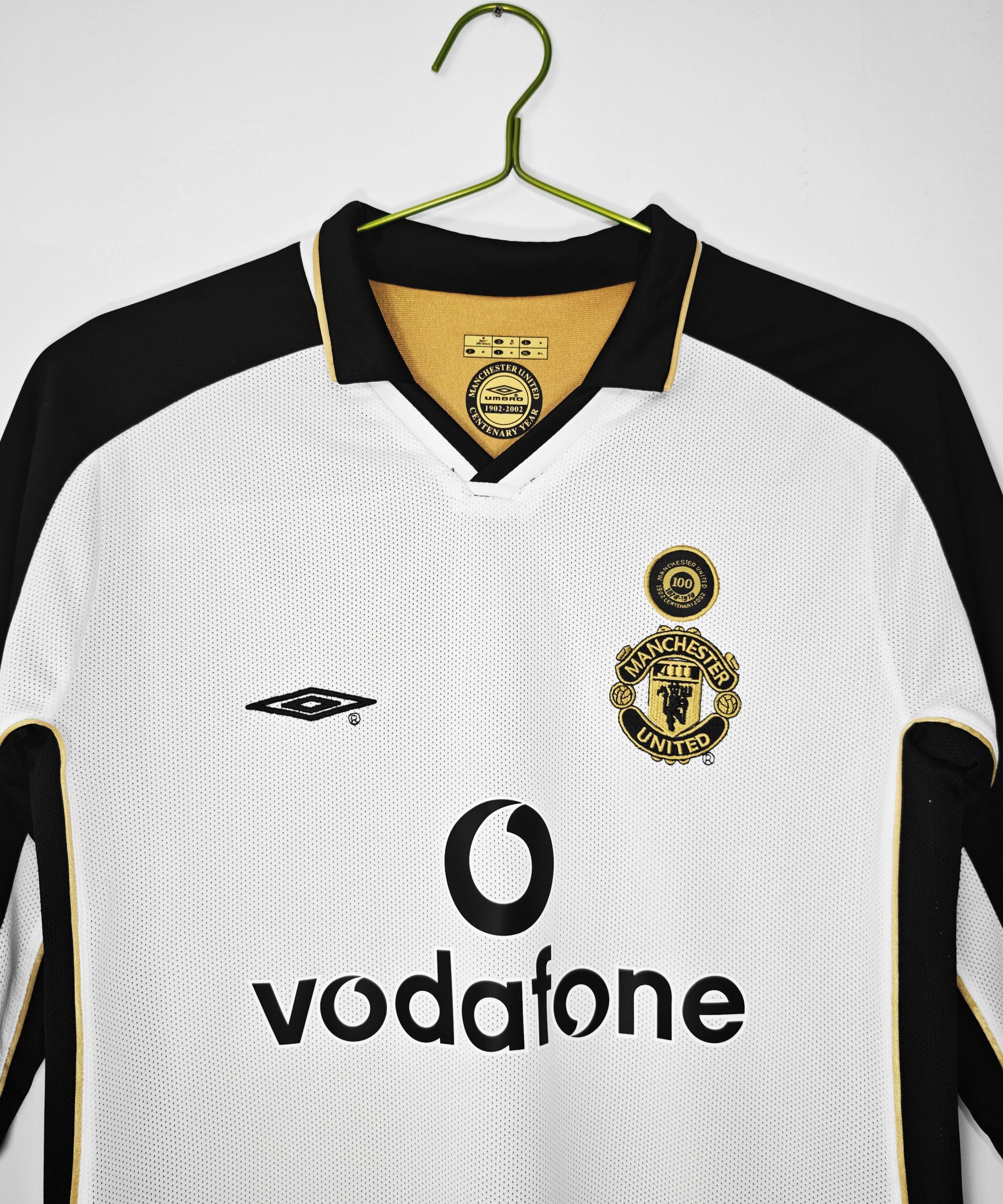 Manchester United 2001-2002 Trzeci Zestaw z Długim Rękawem