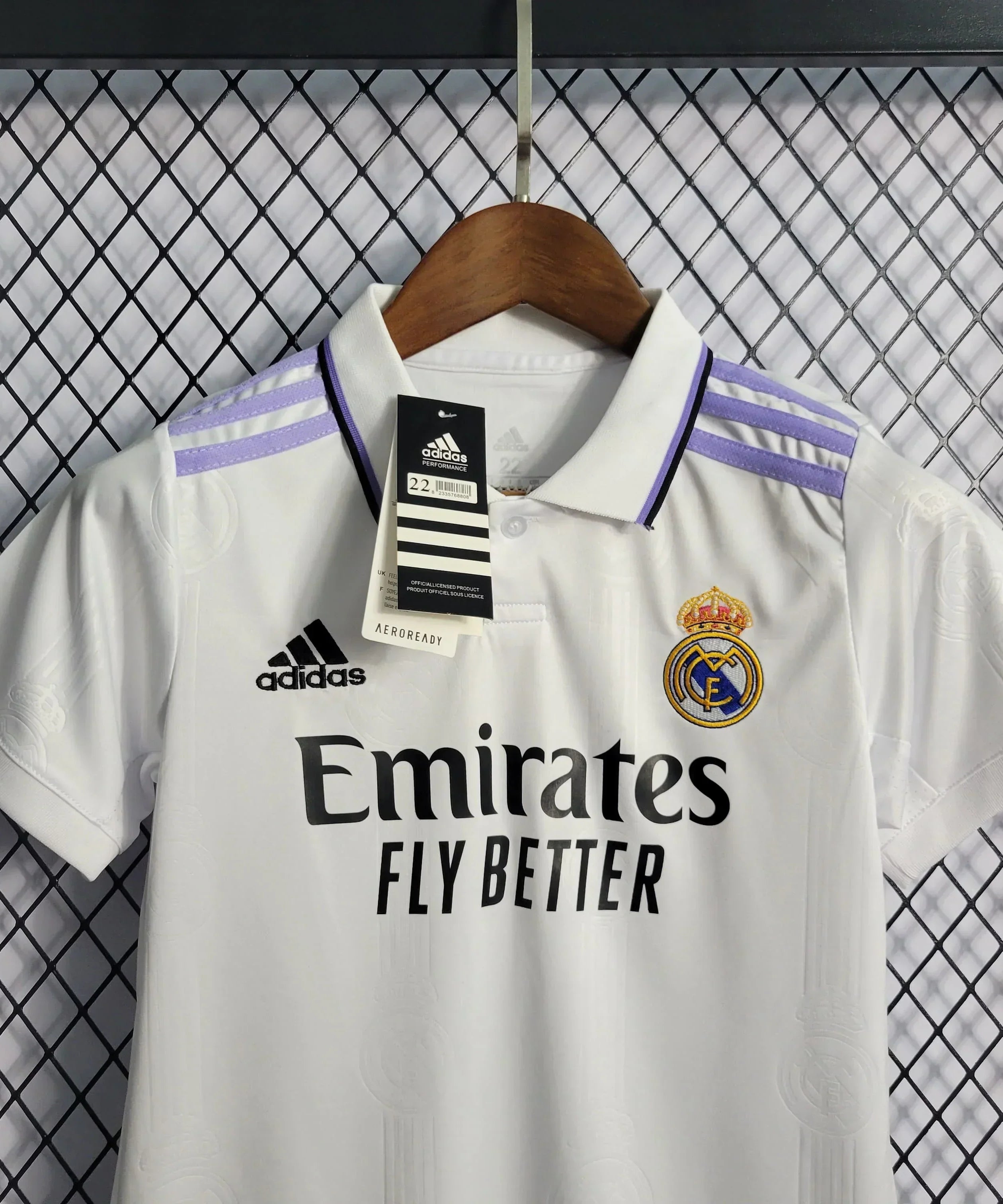 Camiseta de local Real Madrid 22/23 para niños