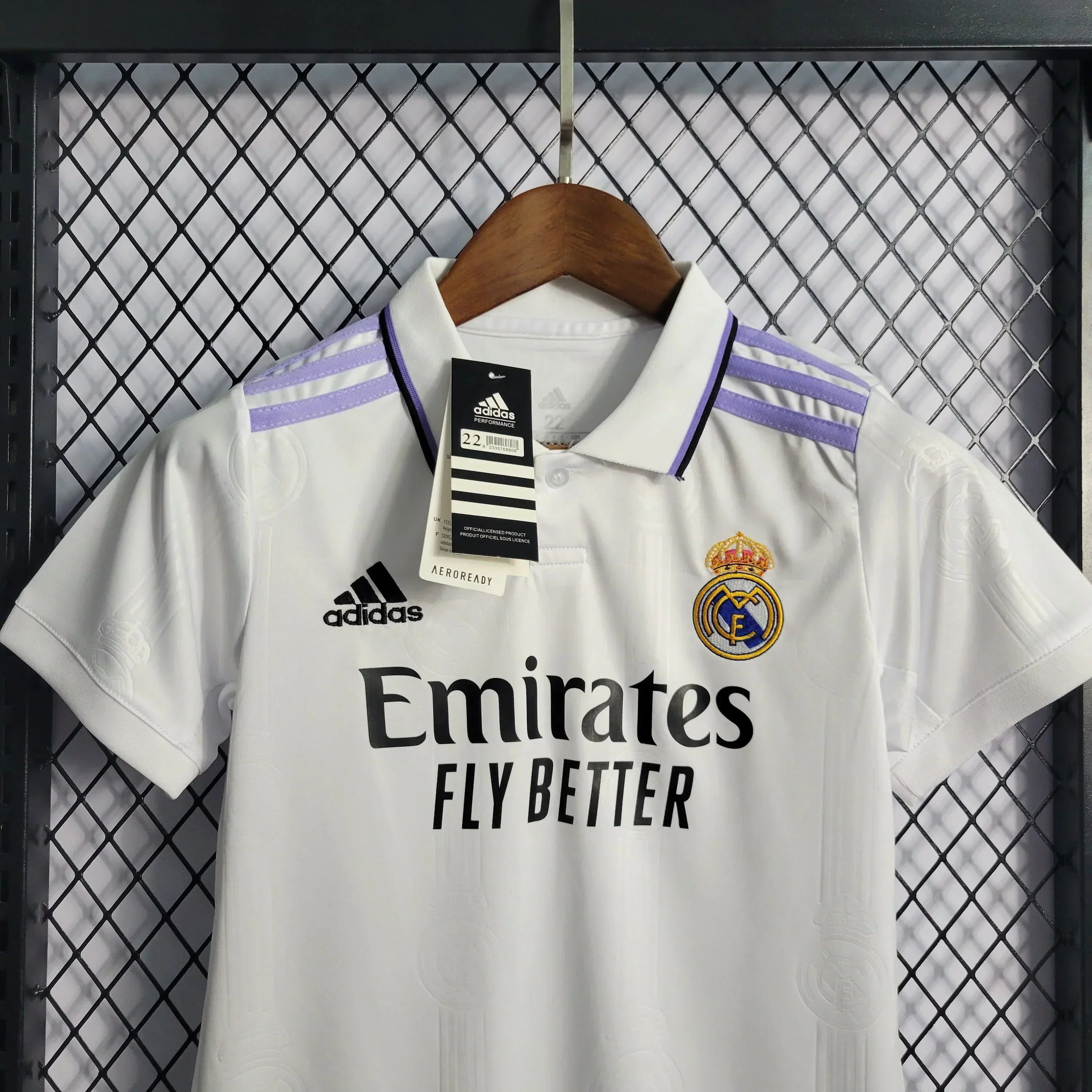 Camiseta de local Real Madrid 22/23 para niños
