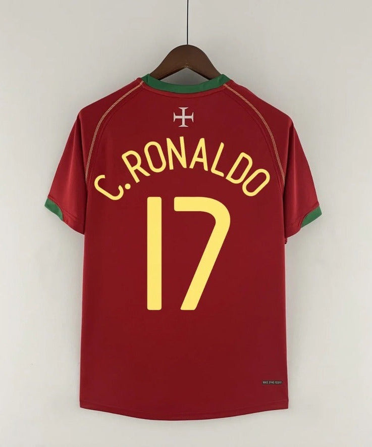 Portugal 2006-07 Heim Retro Trikot