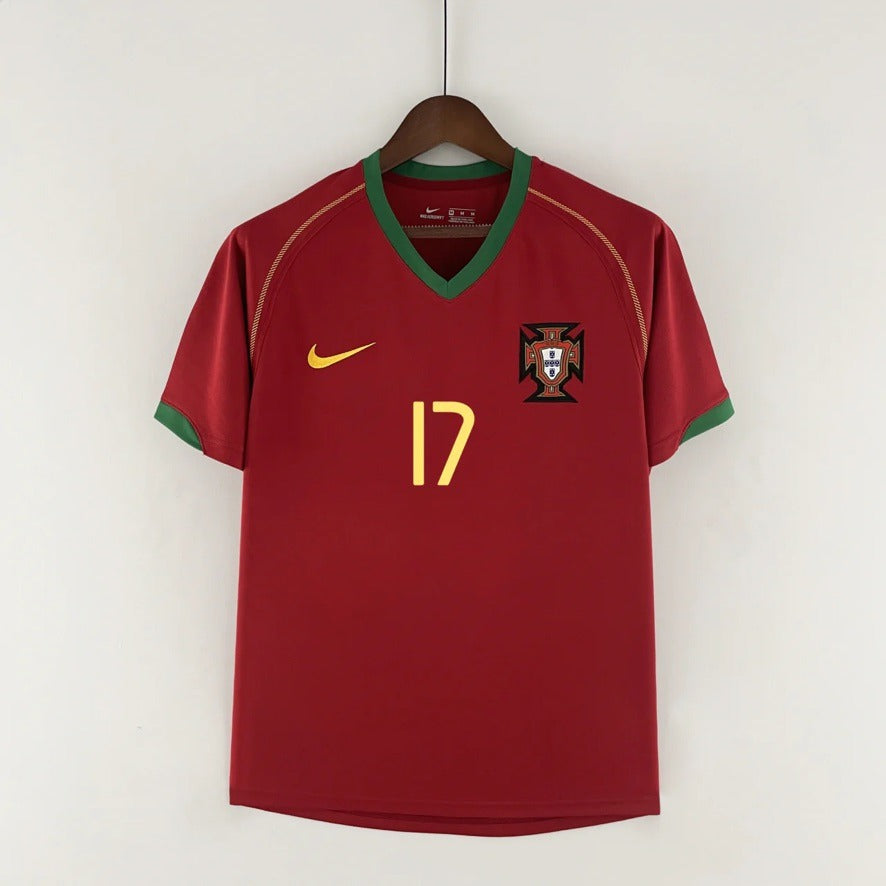Portugal 2006-07 Heim Retro Trikot