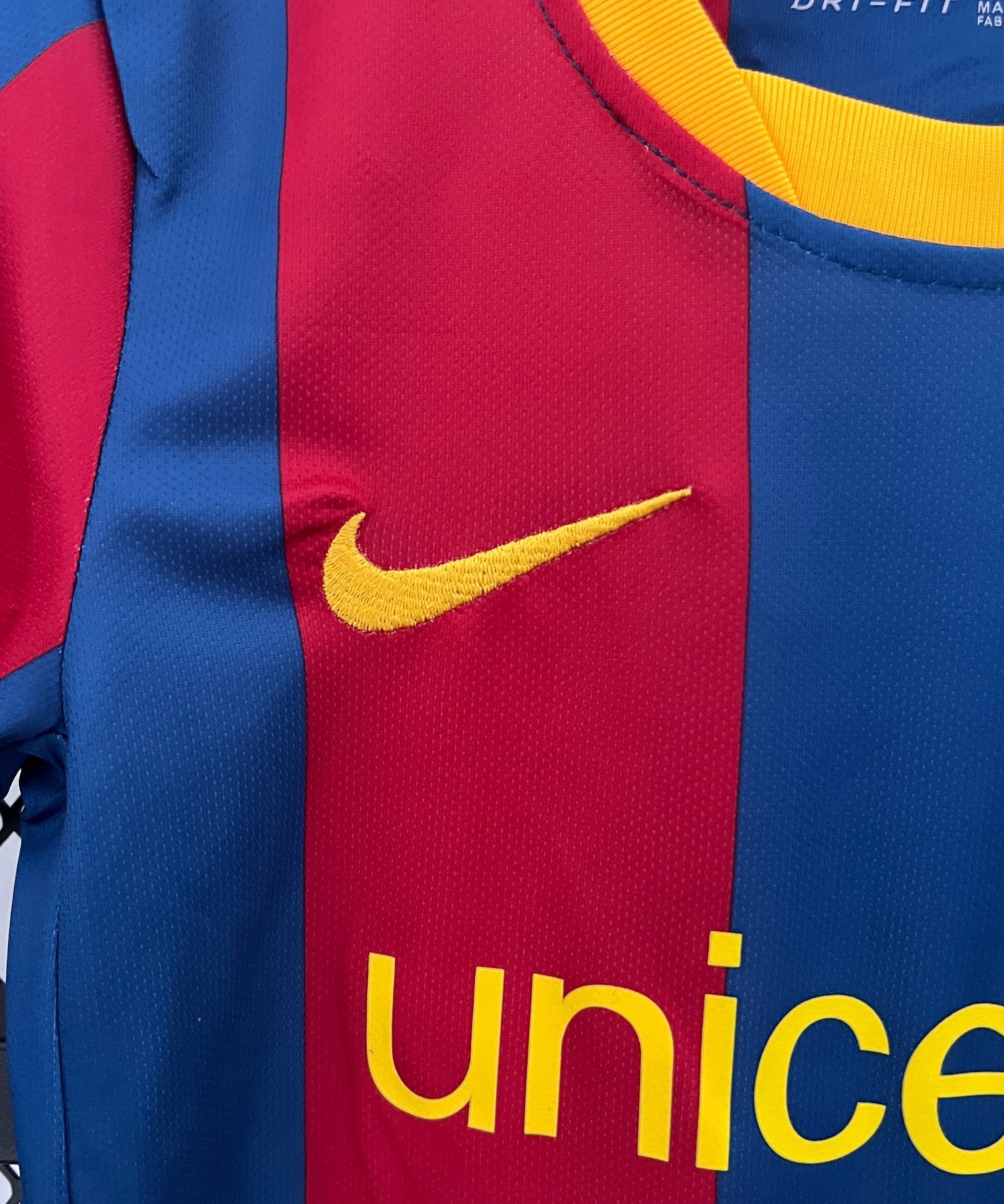 Barcelona 10-11 Retro Local Kit Infantil
