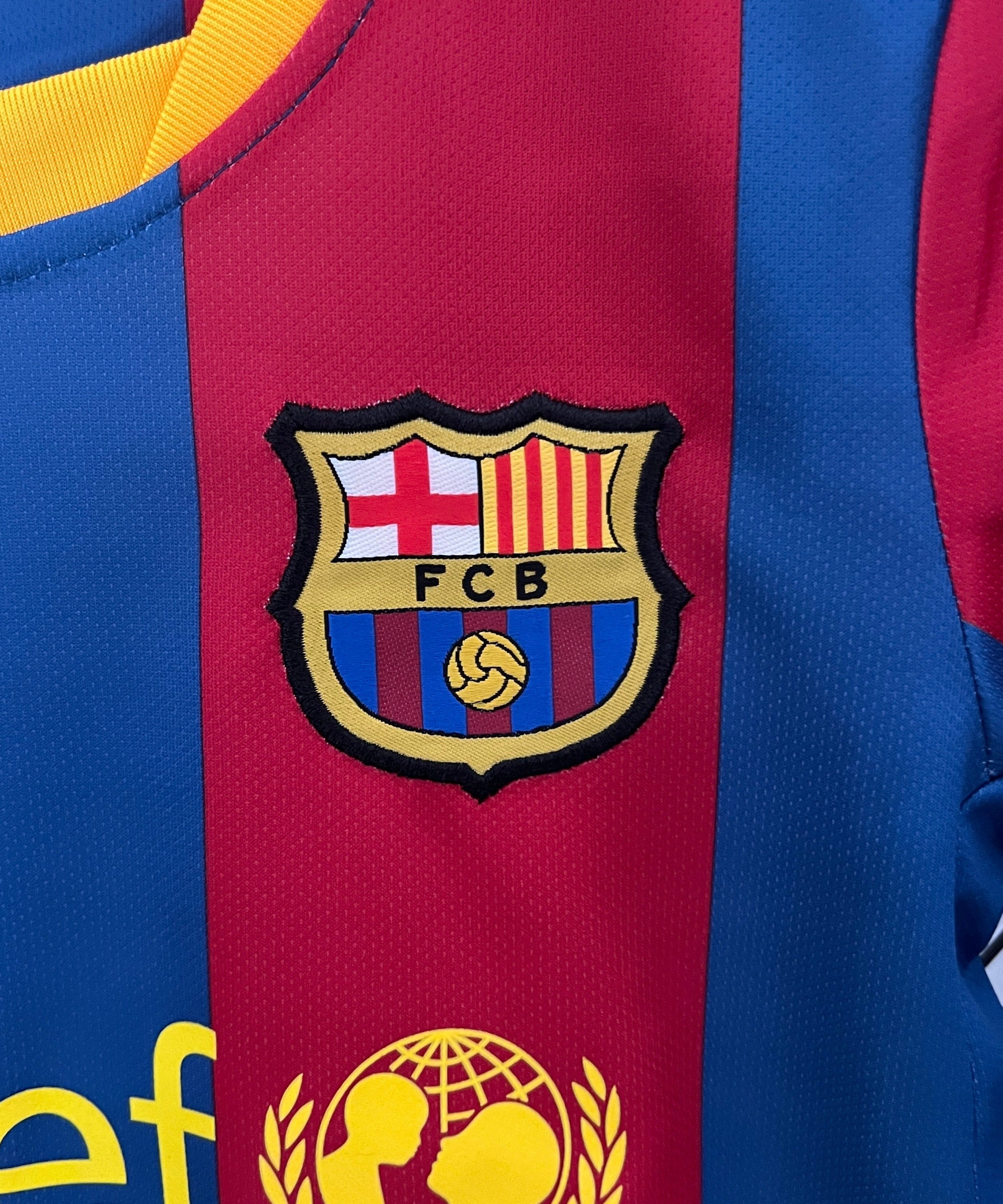 Barcelona 10-11 Retro Local Kit Infantil