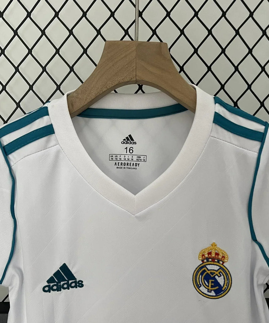 Camiseta de local Real Madrid 17/18 para niños