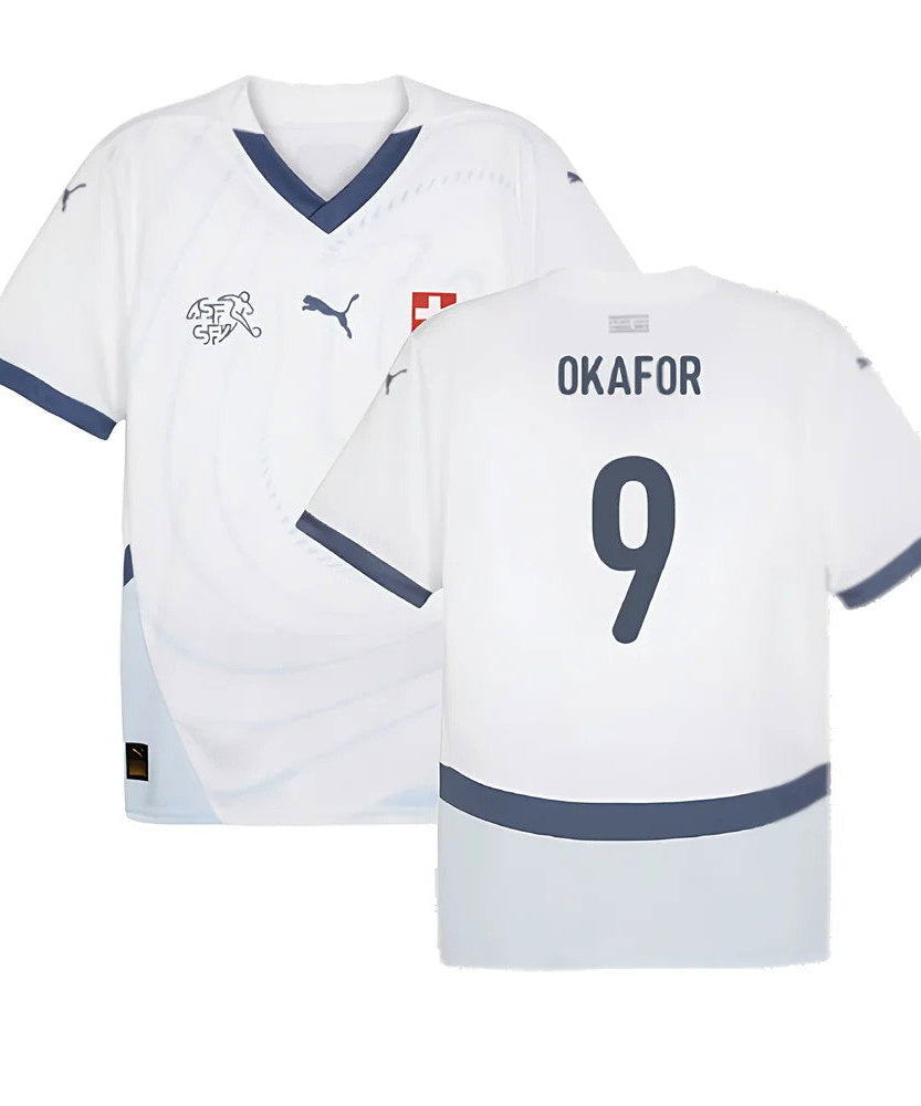 2024-2025 Switzerland Away Shirt (Okafor 9)